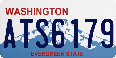 WA license plate ATS6179