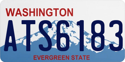 WA license plate ATS6183