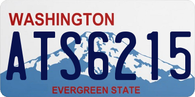 WA license plate ATS6215