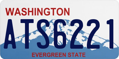 WA license plate ATS6221