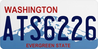 WA license plate ATS6226