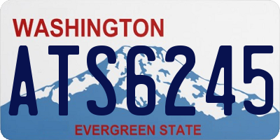 WA license plate ATS6245