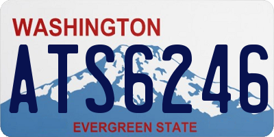 WA license plate ATS6246