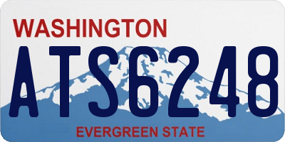 WA license plate ATS6248