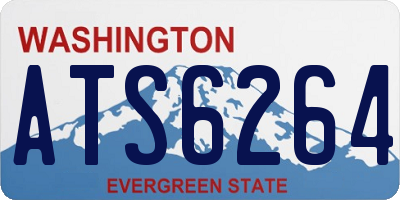 WA license plate ATS6264