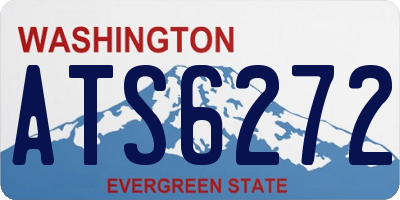 WA license plate ATS6272