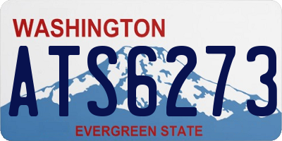 WA license plate ATS6273