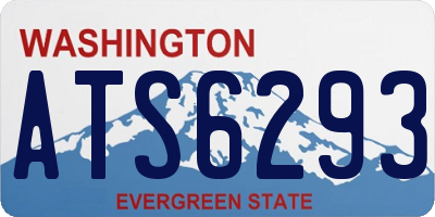 WA license plate ATS6293