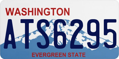 WA license plate ATS6295