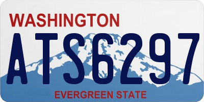 WA license plate ATS6297