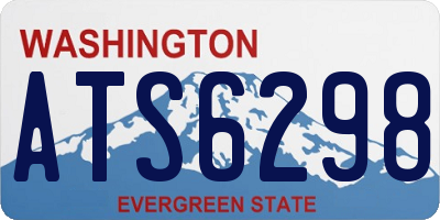WA license plate ATS6298