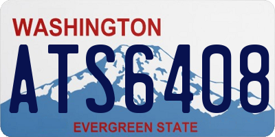 WA license plate ATS6408