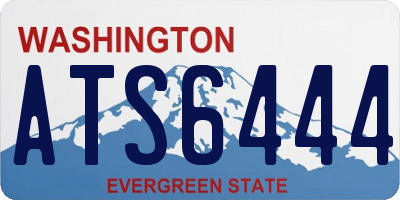 WA license plate ATS6444