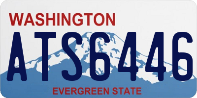 WA license plate ATS6446