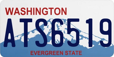 WA license plate ATS6519
