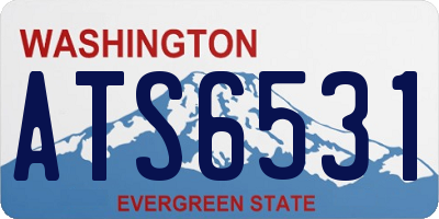 WA license plate ATS6531