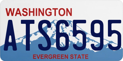 WA license plate ATS6595