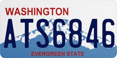 WA license plate ATS6846