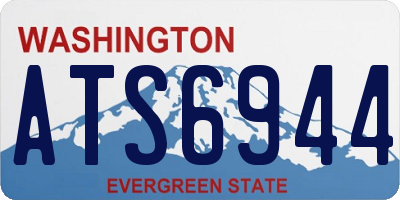 WA license plate ATS6944