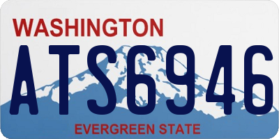 WA license plate ATS6946