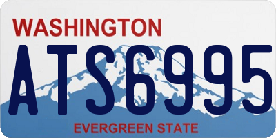 WA license plate ATS6995