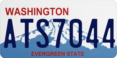 WA license plate ATS7044