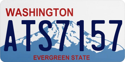 WA license plate ATS7157