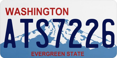 WA license plate ATS7226