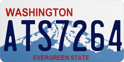 WA license plate ATS7264