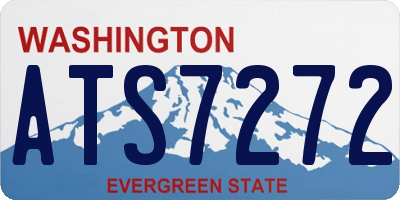 WA license plate ATS7272