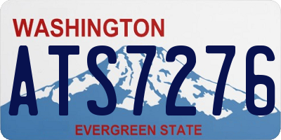WA license plate ATS7276