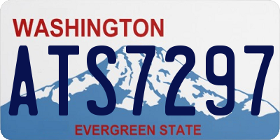 WA license plate ATS7297