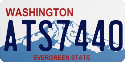WA license plate ATS7440