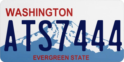 WA license plate ATS7444