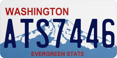 WA license plate ATS7446