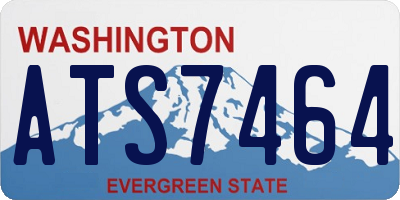 WA license plate ATS7464