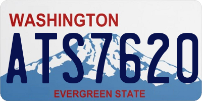 WA license plate ATS7620