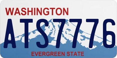 WA license plate ATS7776