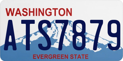 WA license plate ATS7879