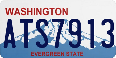 WA license plate ATS7913