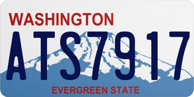 WA license plate ATS7917