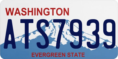 WA license plate ATS7939