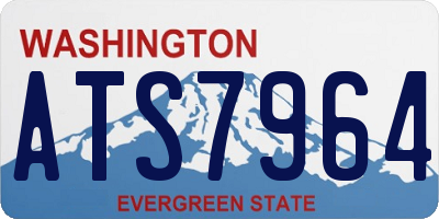 WA license plate ATS7964