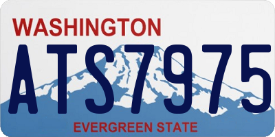 WA license plate ATS7975
