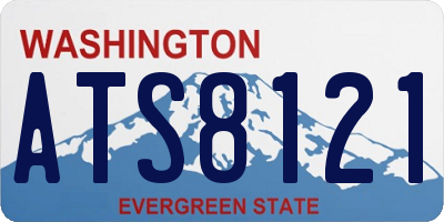 WA license plate ATS8121