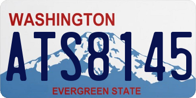 WA license plate ATS8145