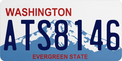 WA license plate ATS8146