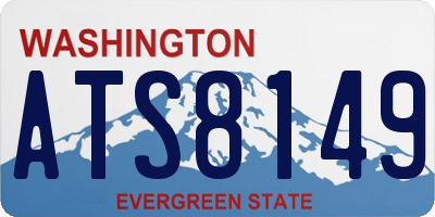 WA license plate ATS8149