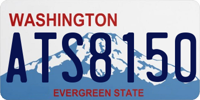 WA license plate ATS8150