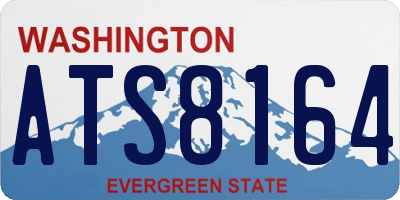 WA license plate ATS8164